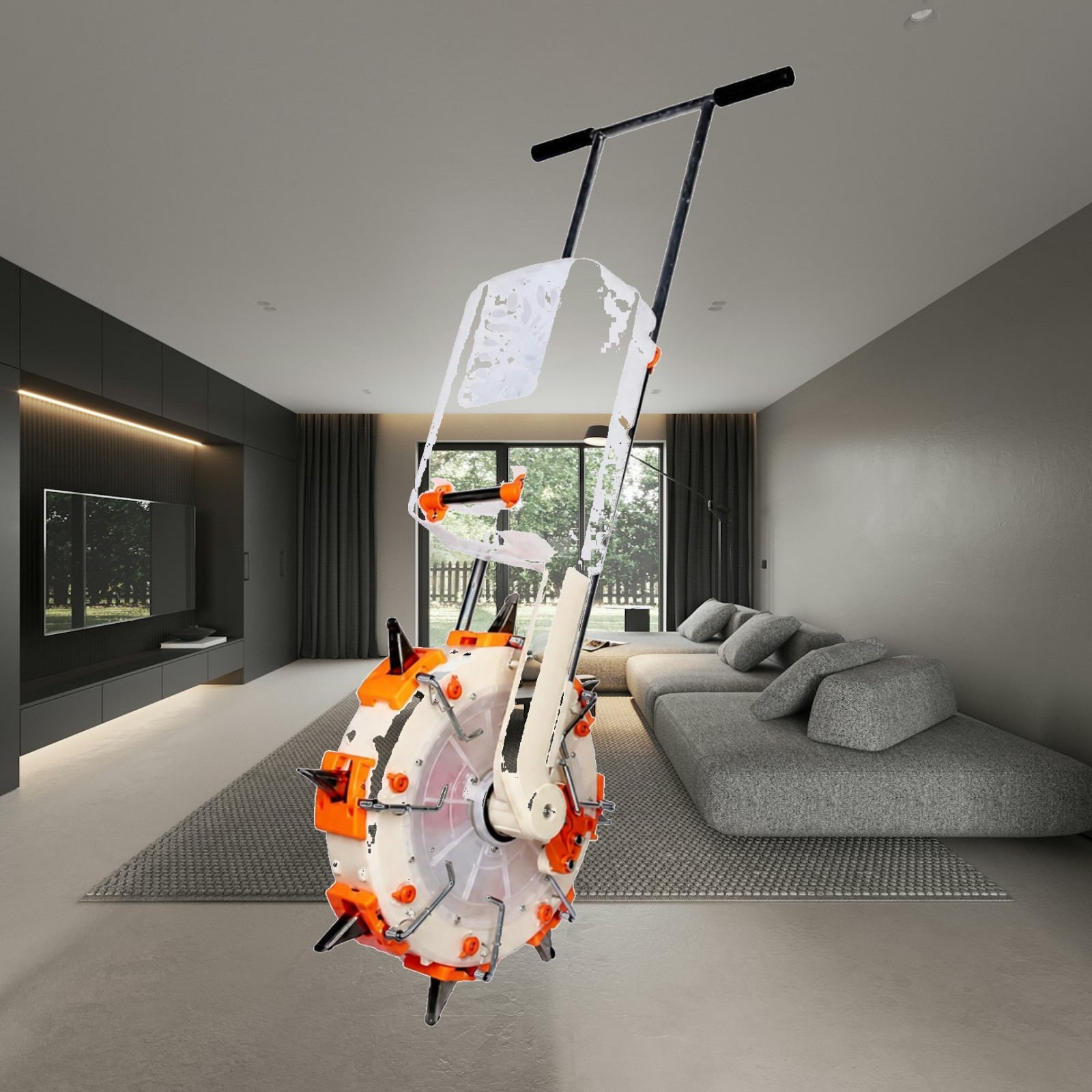 Fertilizer Dispenser - Ręczny aplikator nawozów z regulowaną dawką,