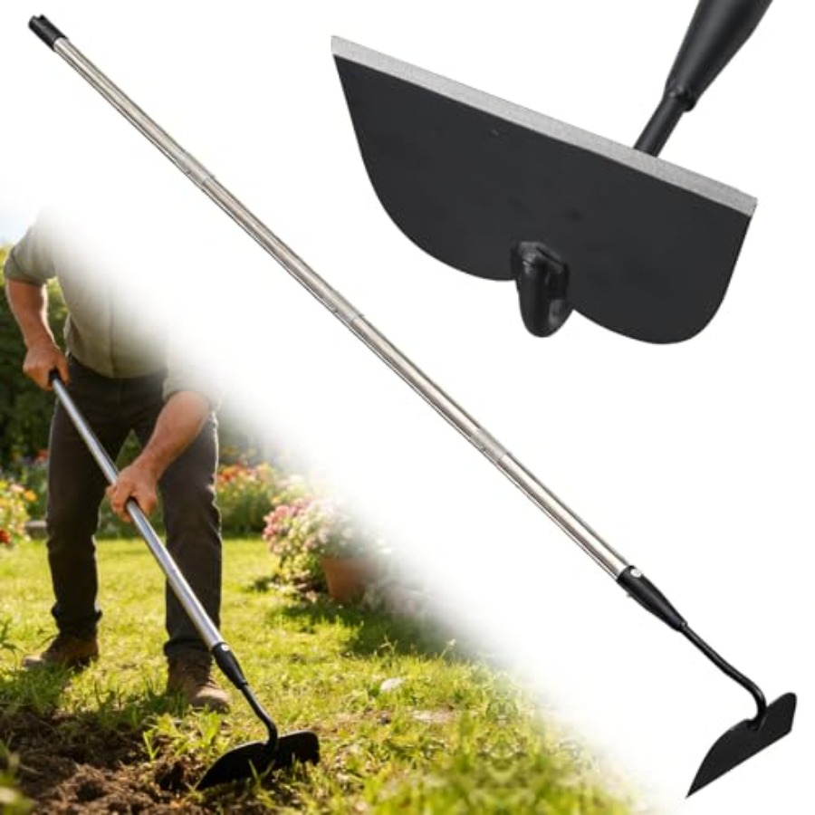 Gardening Tools Drawing - Motyka ogrodowa do pielenia, wytrzymała motyka