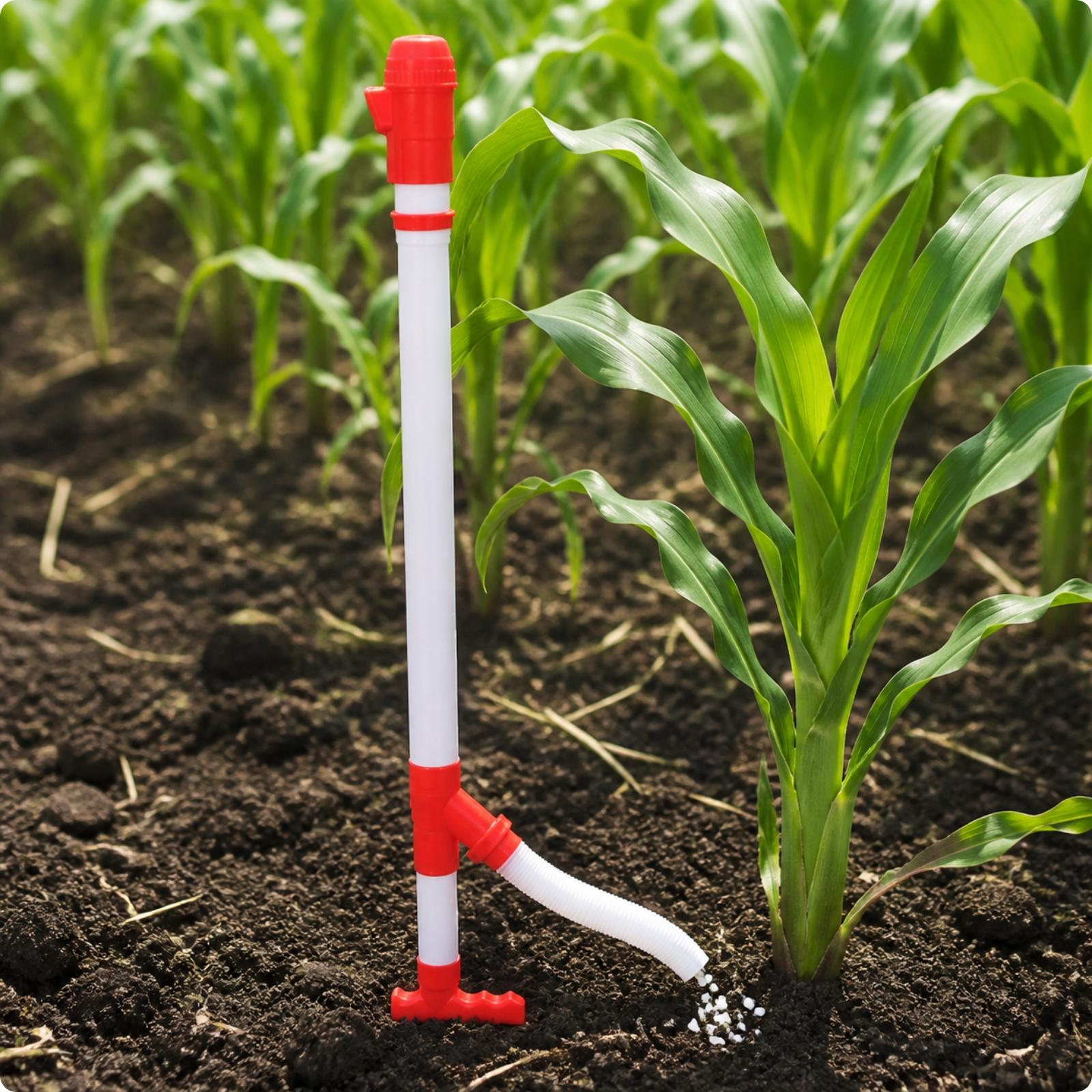 Fertilizer Dispenser - Ręczny rozpylacz nawozów, rurka z PVC,
