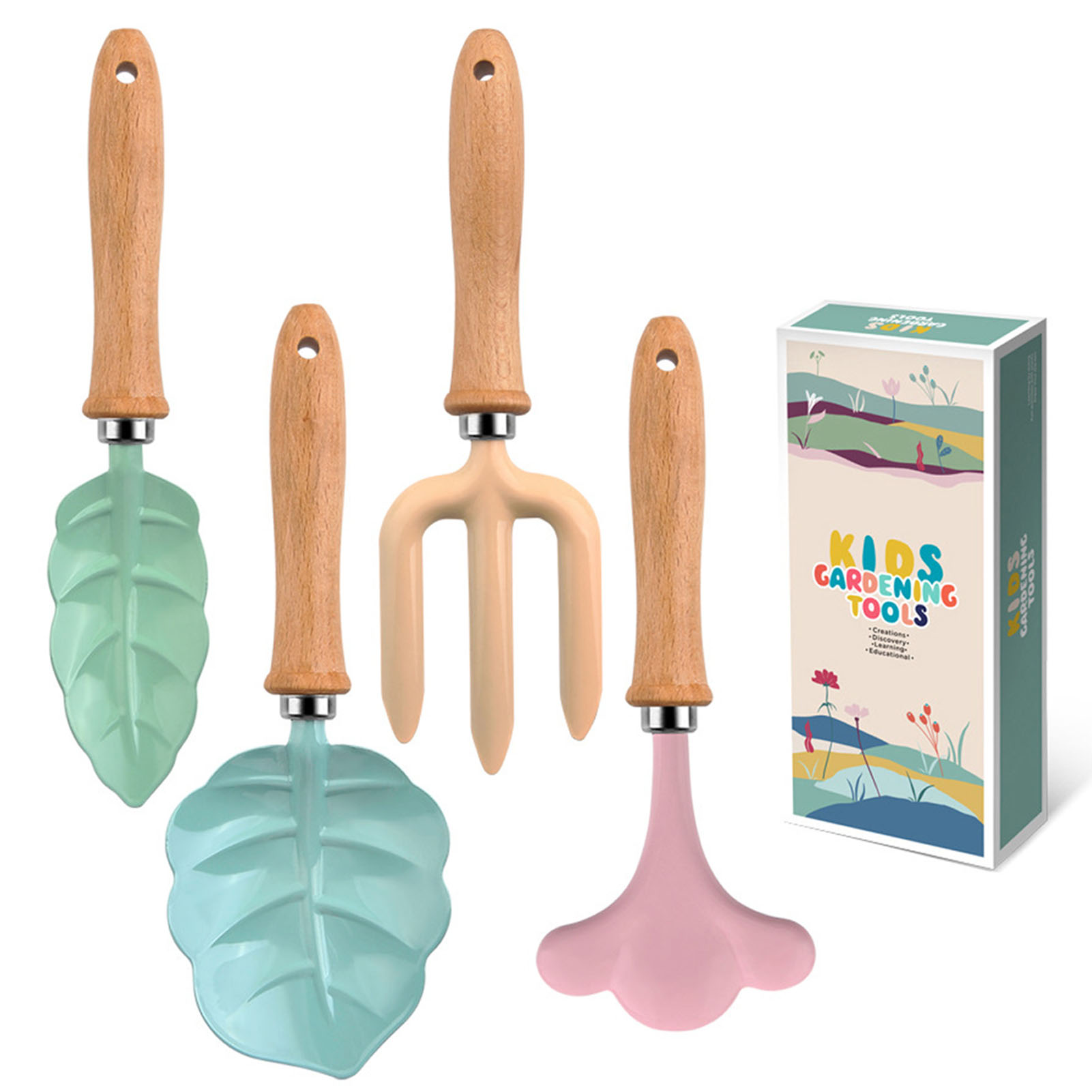 Gardening Tools Girls - Mały zestaw narzędzi ogrodnika kolorowe bezpieczne