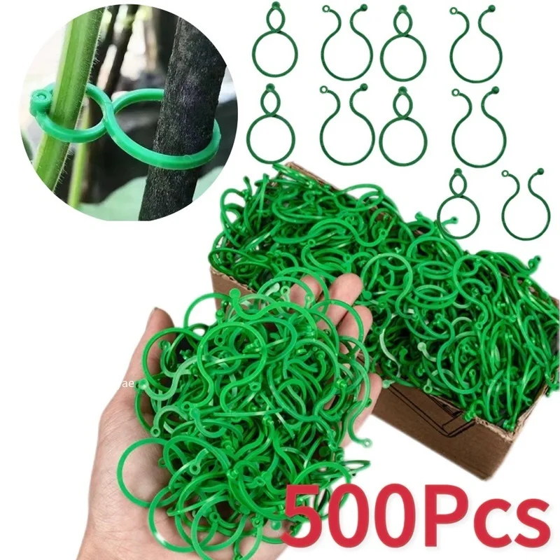 Gardening Tools For Vines - Plastikowe klipsy do wiązania roślin ogrodowych,