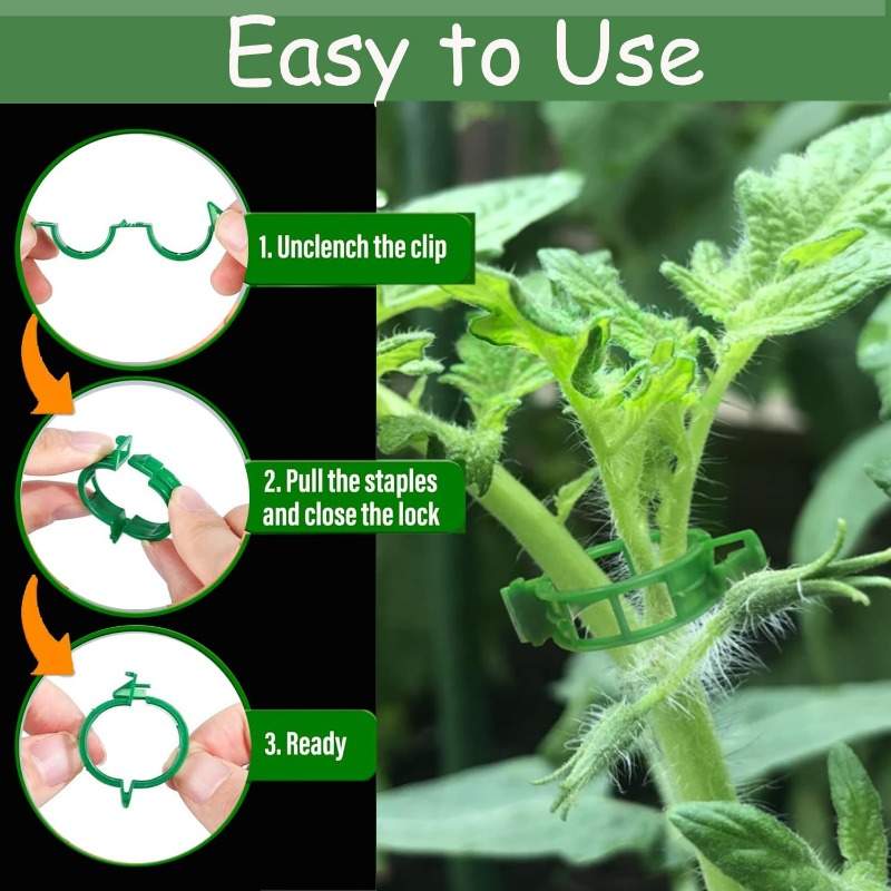 10/600 szt. Plastikowe klipsy  – Gardening Tools For Vines recenzja i cena