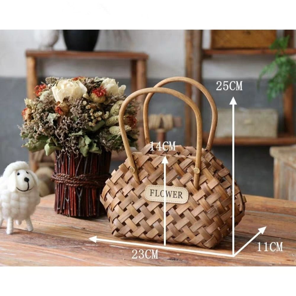 Willow Rattan Flower Girl Bask – Gardening Tools Girls recenzja i cena