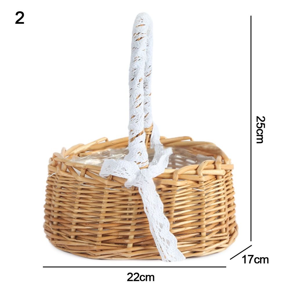 Willow Rattan Flower Girl Bask – Gardening Tools Girls recenzja i cena