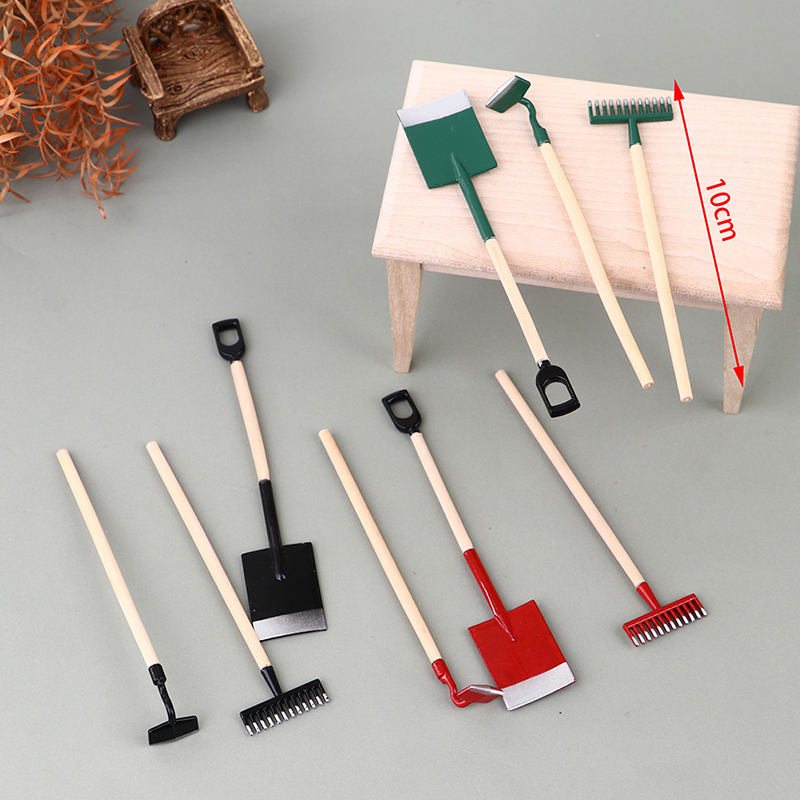 3 szt. 1:12 Miniaturowe domek  – Gardening Tools Hoe recenzja i cena